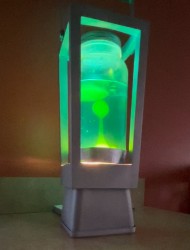 A homemade lava lamp I made a couple years ago. My Homemade Lava Lamp